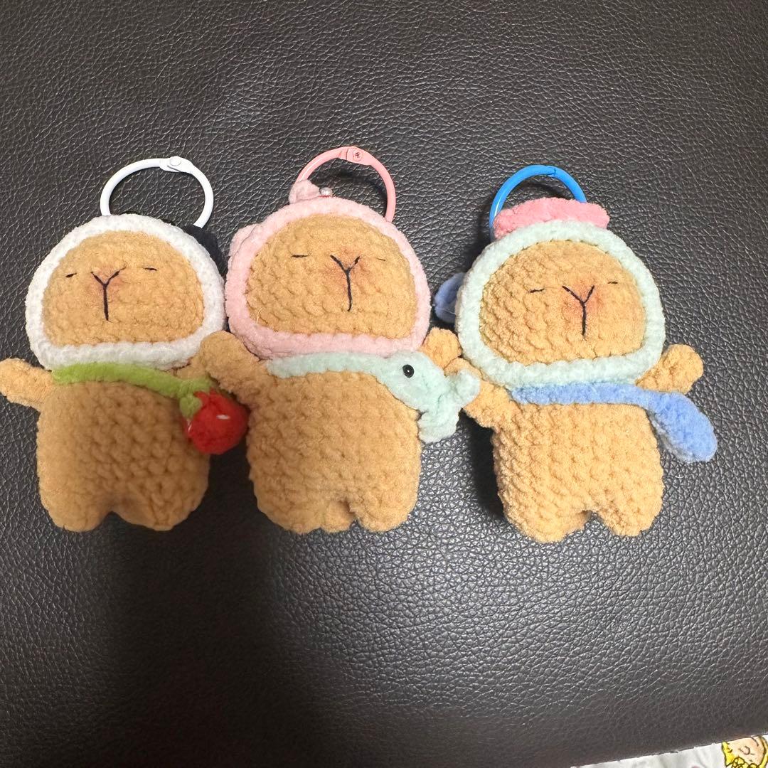 あみぐるみ　編み物　キーホルダー