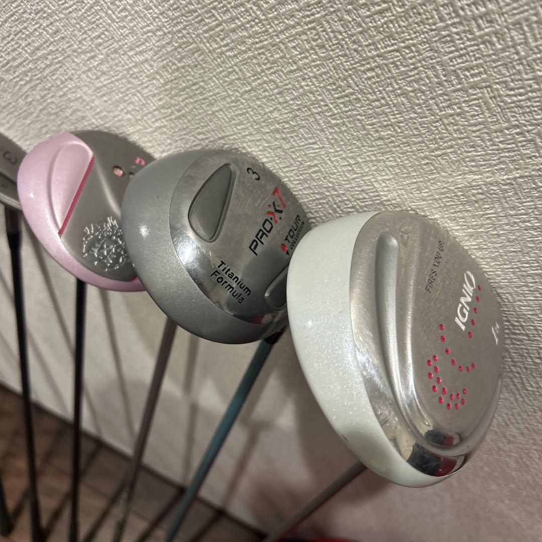 プロギア他　レディース　14本　右利き　ゴルフセット