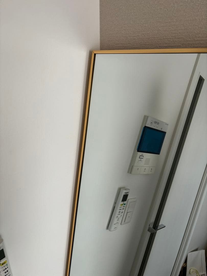 スタンドミラー/姿見/ゴールド/ミラー