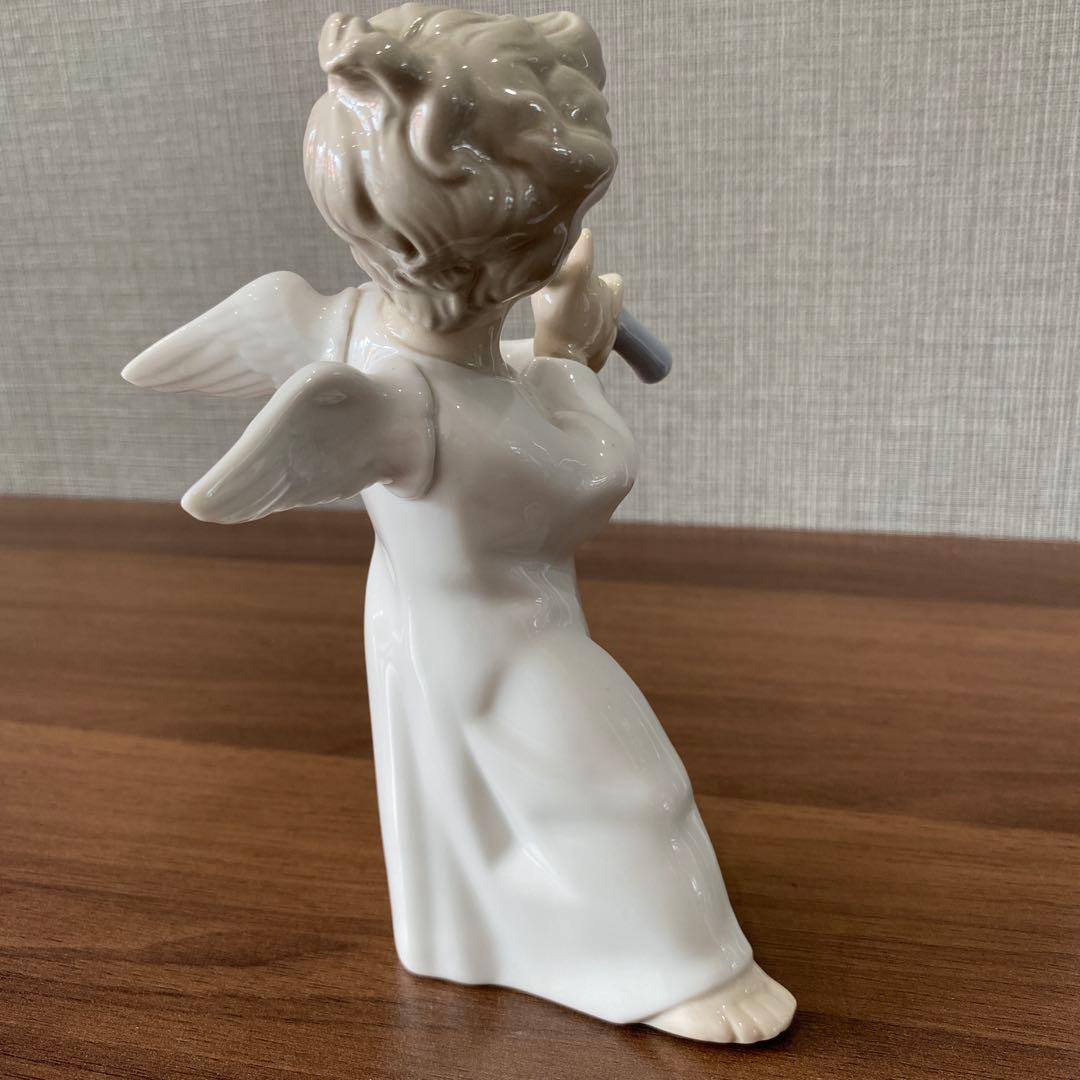【美品】LLADRO リヤドロ　フルートを吹く天使