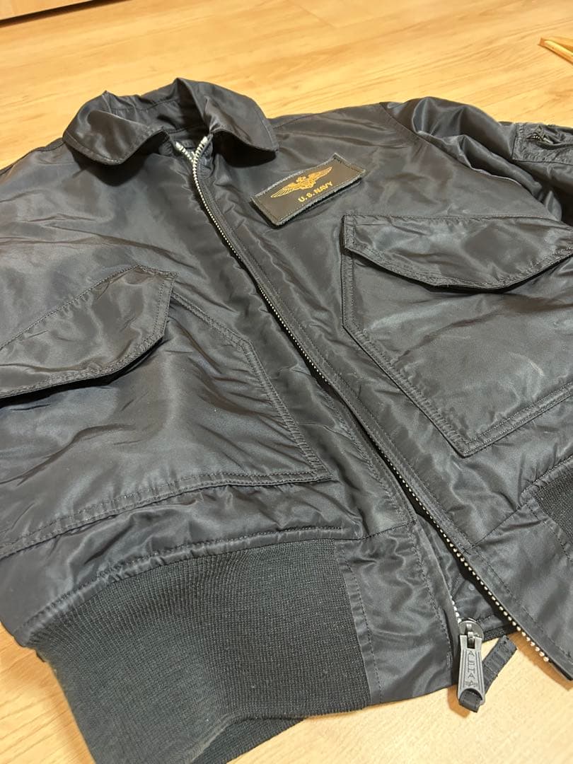 ALPHA CWU-45P Mサイズ　BLACK フライトジャケット