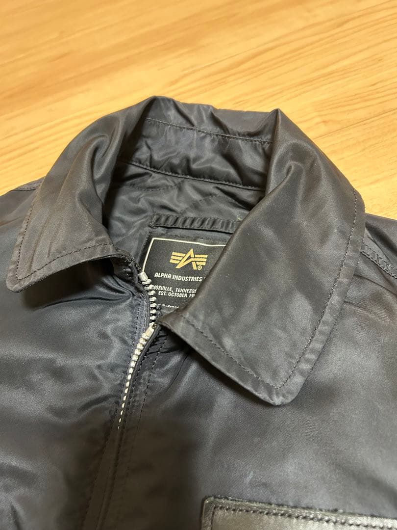ALPHA CWU-45P Mサイズ　BLACK フライトジャケット