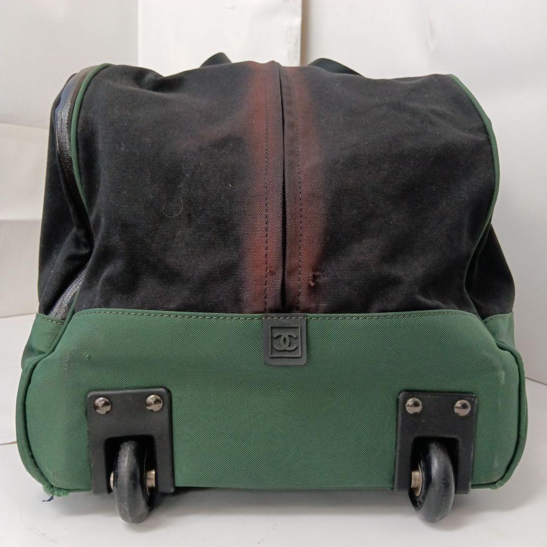 LK02 シャネル スポーツライン キャリーバック ボストンバック シール付き