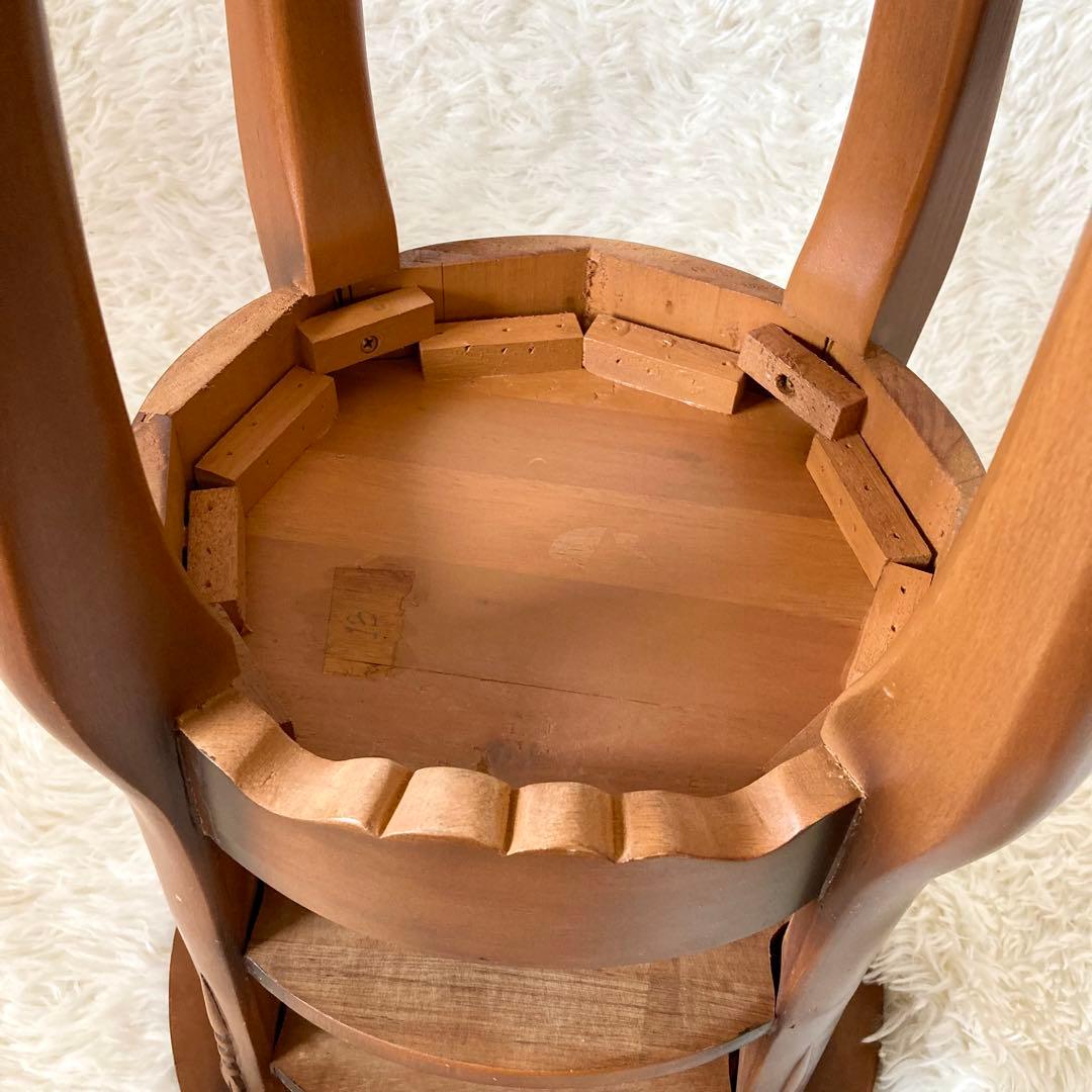 木製　コンソールテーブル サイド ナイト チェスト 猫足 収納　ヨーロッパ家具