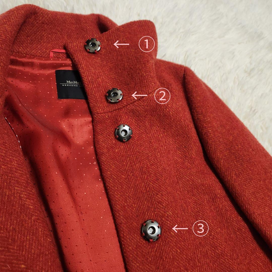 【訳あり美品】WEEKEND MAX MARA スタンドカラーコート