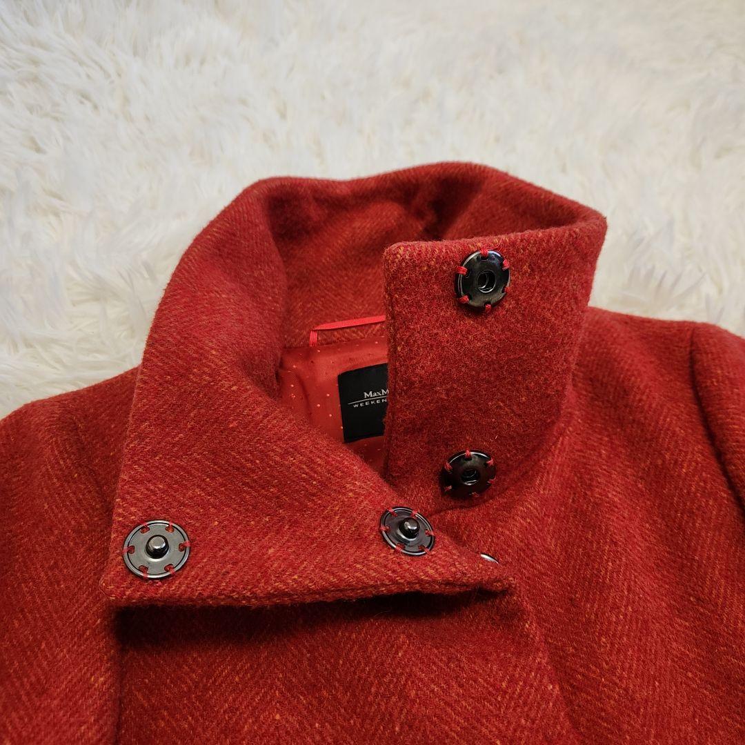 【訳あり美品】WEEKEND MAX MARA スタンドカラーコート