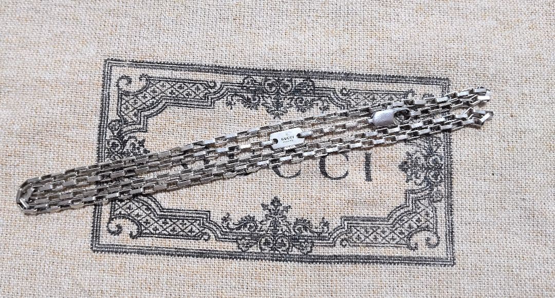 GUCCI グッチ ベネチアンチェーン ネックレス 約51.5cm