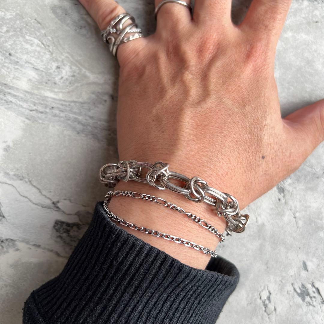 ヴィンテージ ダブルノットチェーン ブレスレット タスコ マンテル ジュエリー