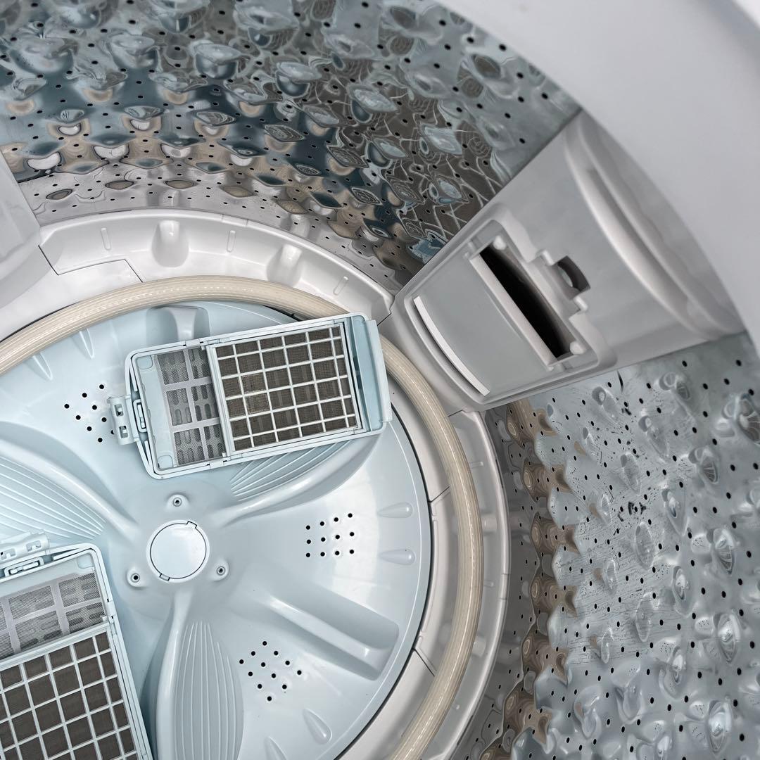 【美品】TOSHIBA 全自動洗濯機 6kg ピュアホワイトAW-6GA4