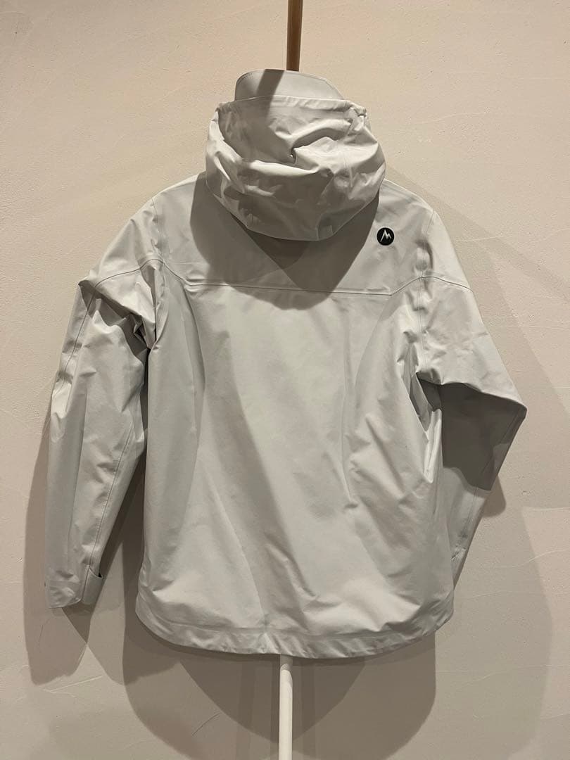 雑誌掲載 Marmot Mジャケット グレー ホワイト サイズM