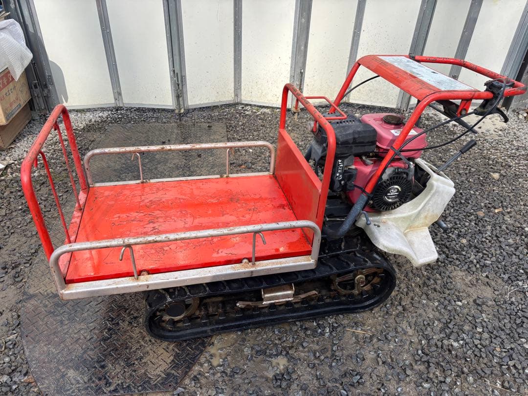 筑水キャニコム 小型クローラ運搬車 BP30 最大積載量180㎏ 手動ダンプ