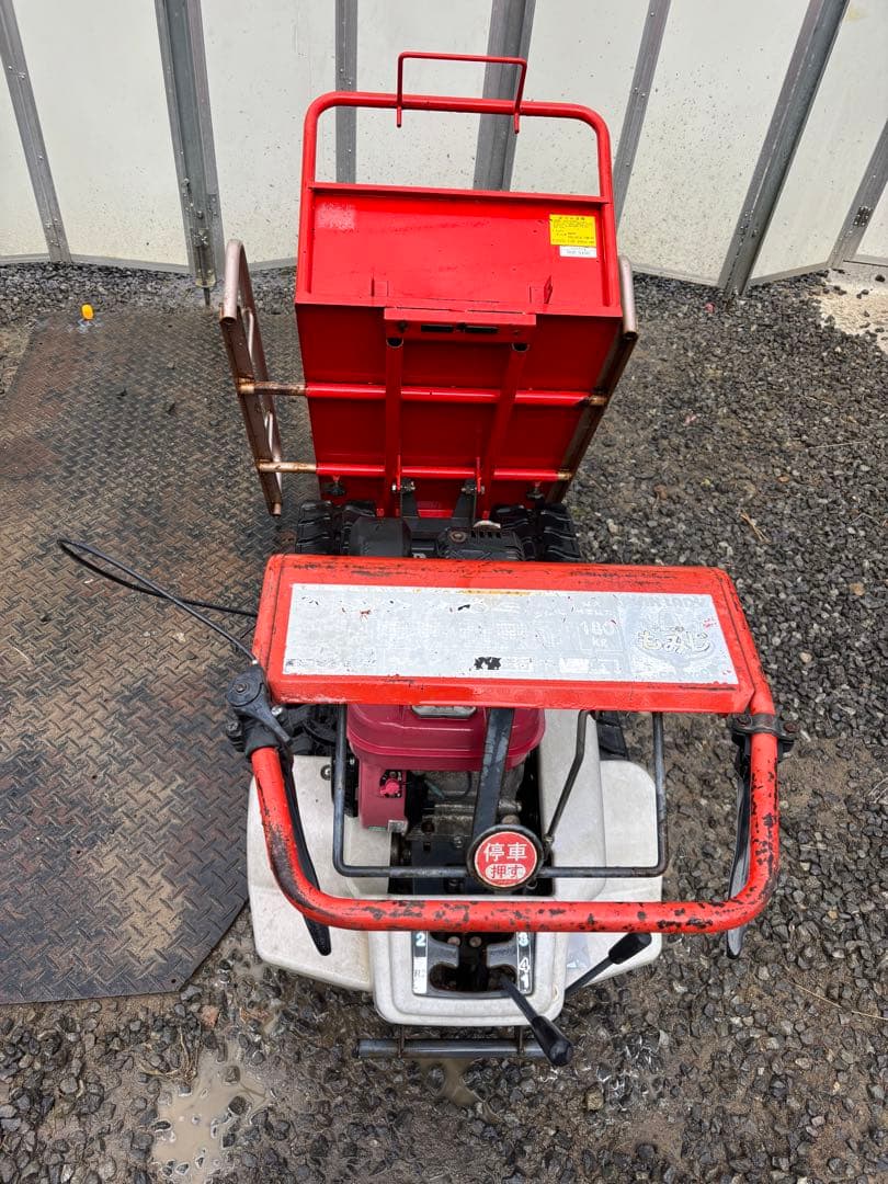 筑水キャニコム 小型クローラ運搬車 BP30 最大積載量180㎏ 手動ダンプ