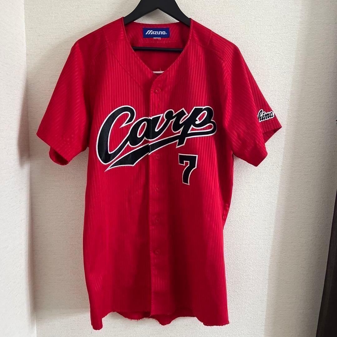 広島 カープ 堂林翔太 赤道直火 ハイクオリティ ユニフォーム