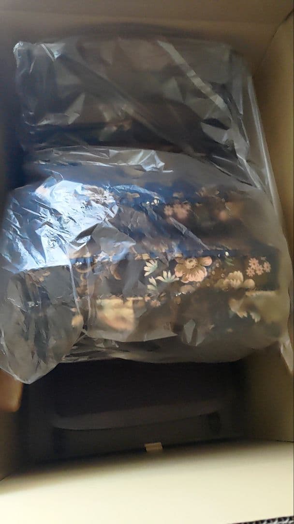 ロッキングチェア 穂高 新品 ネイビー 花柄 クッション