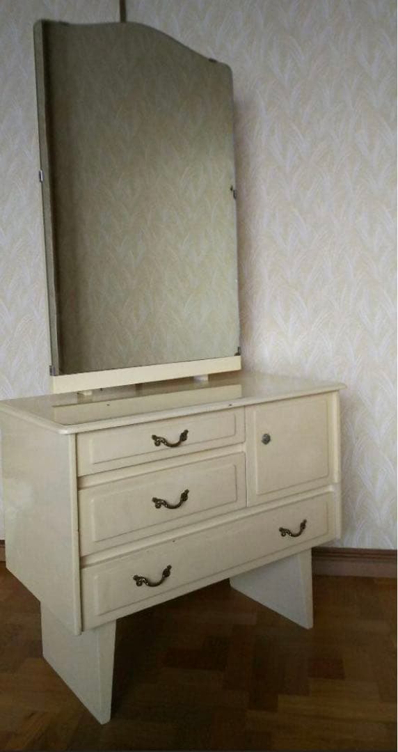 アンティーク　ドレッサー　チェア　ロースツール