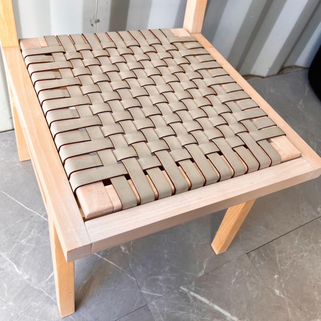 取付無料！カッシーナIXC カクトチェア 本革ベージュダイニングチェア✨