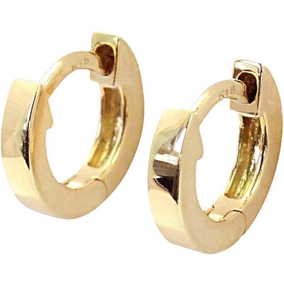 【18金 フープピアス】