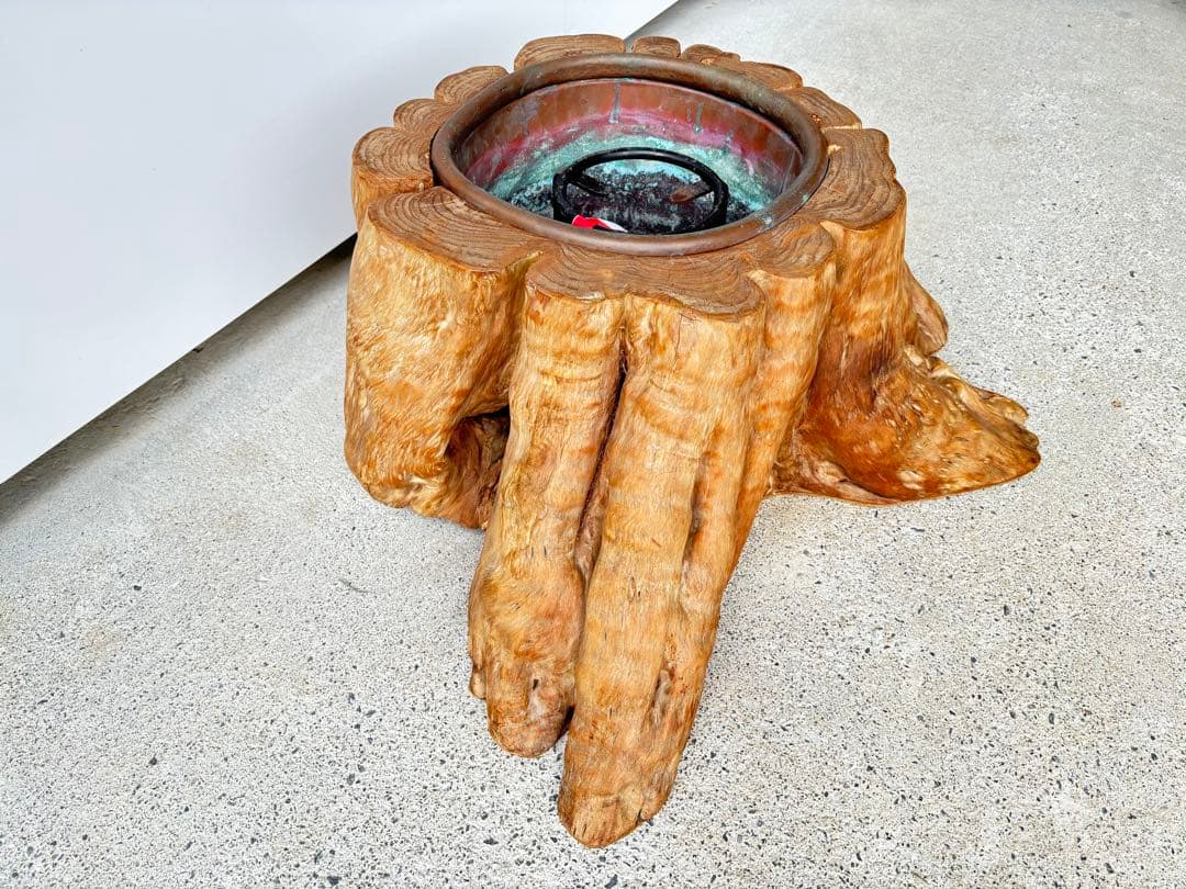 希少 逸品 切り株 火鉢 277 一点物 古美術 激レア品 アンティーク 骨董品