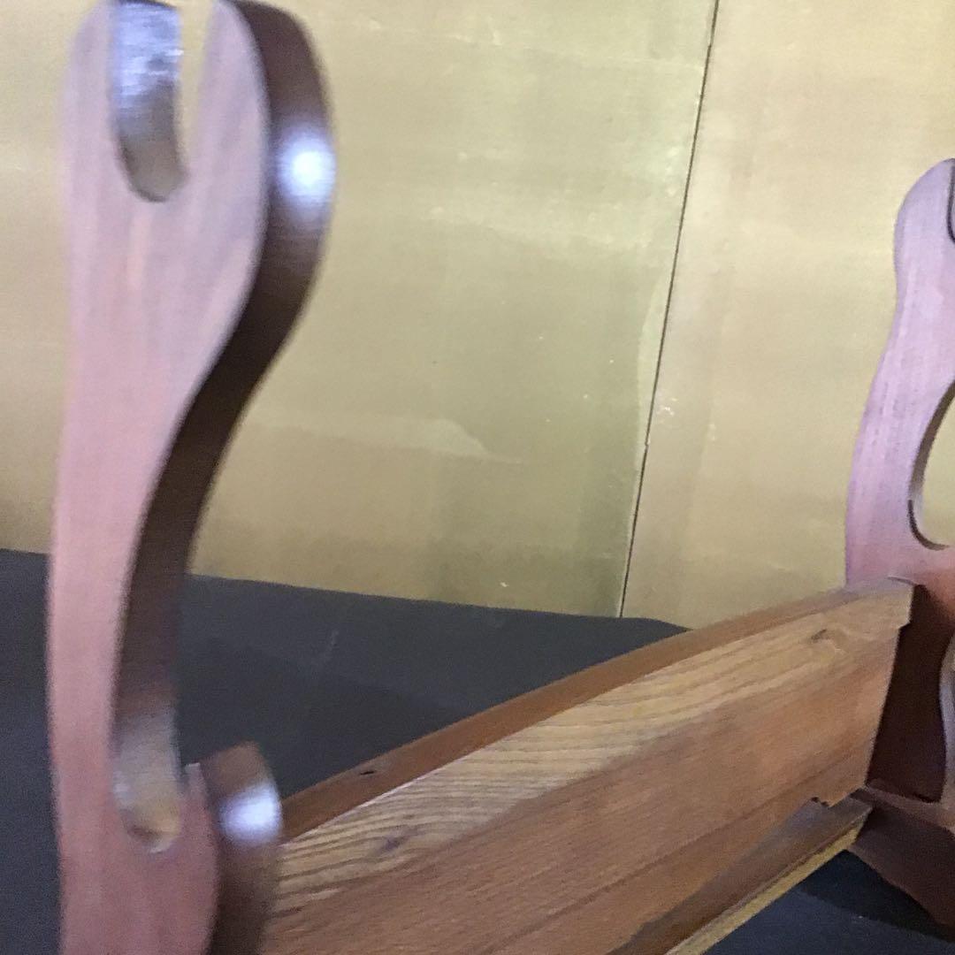 本欅無垢　刀掛