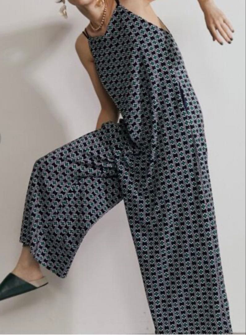 UN3D アンスリード クリスタルプリーツオールインワン 36