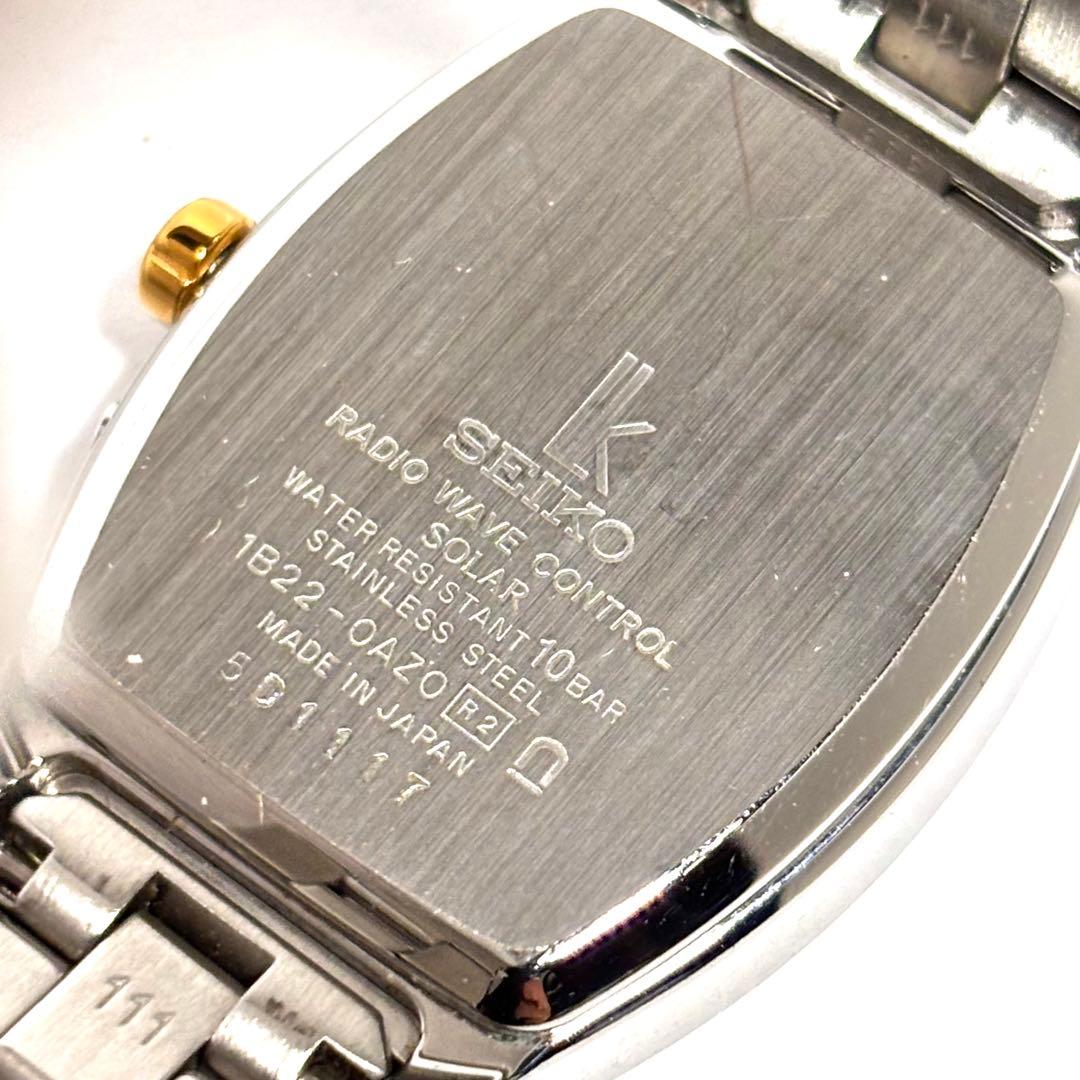 稼動 SEIKOルキア LK レディース時計 クォーツ ピンク文字盤 ソーラー