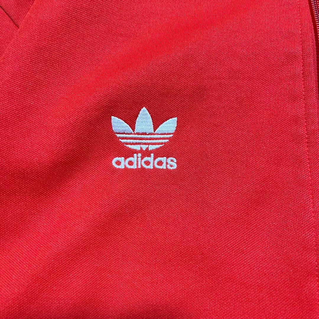 adidas スペイン代表　トラックジャケット　トレフォイル　赤黄　2XO