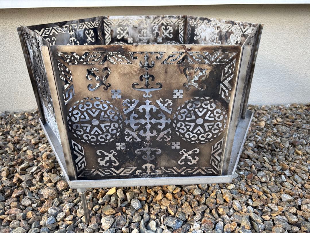 藤原組 焚き火台「はじまり」キャンプ アウトドア 焚火台　定価57,000円