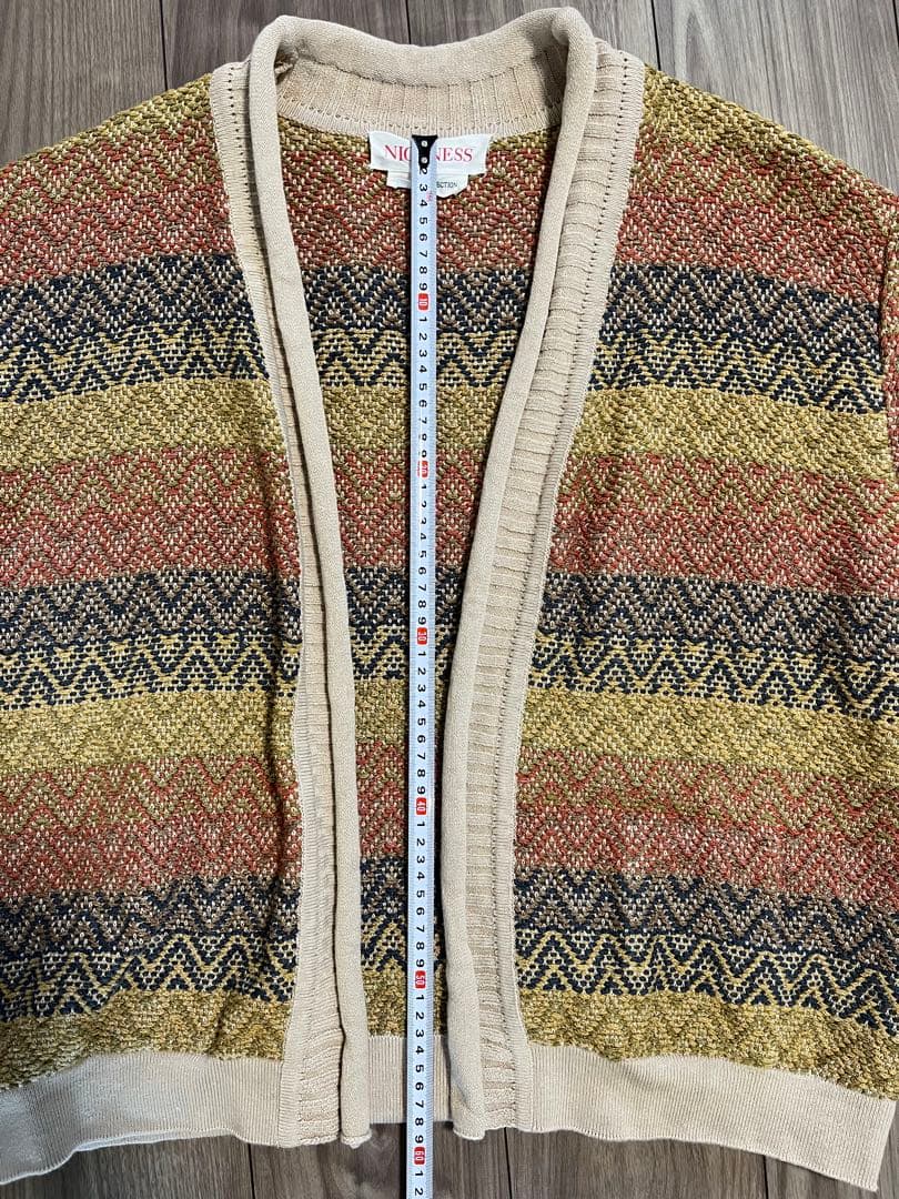 【美品】23ss NICENESS WEAVER カーディガンS Limited