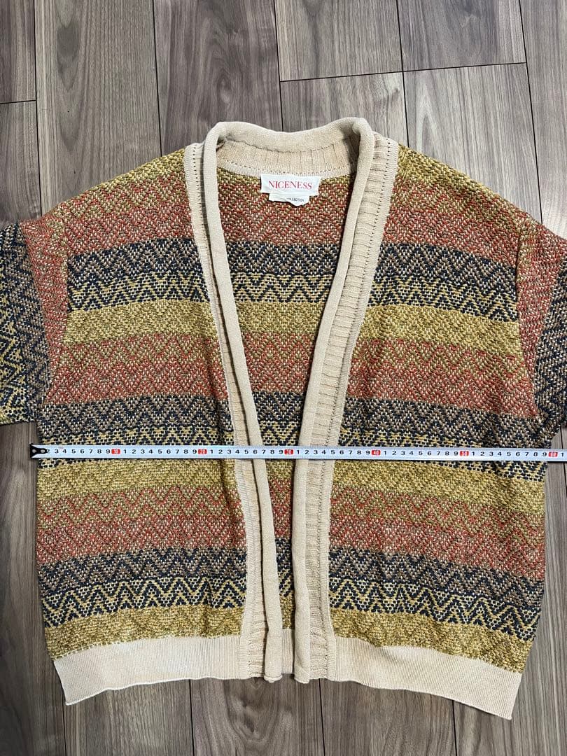 【美品】23ss NICENESS WEAVER カーディガンS Limited