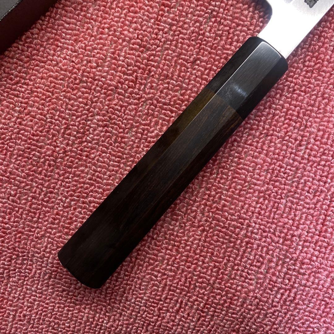 白ニ鋼　鎌薄刃包丁　210㎜ ７寸