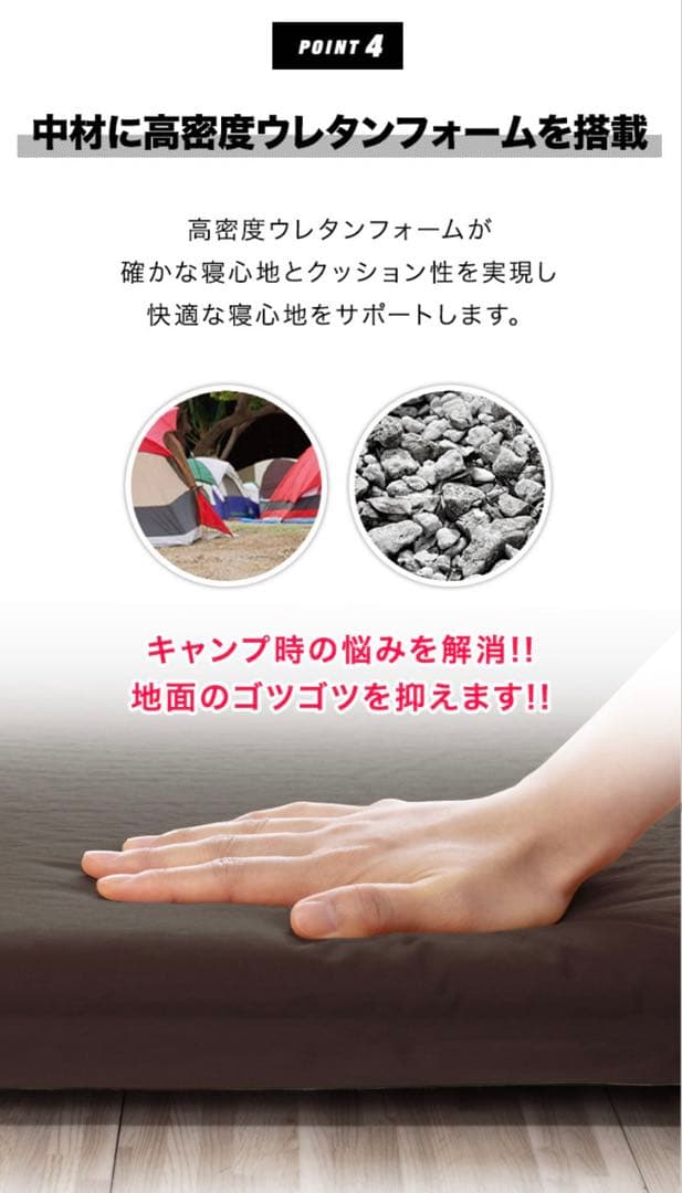 FIELDOR 厚さ5cm マット 145×198cm