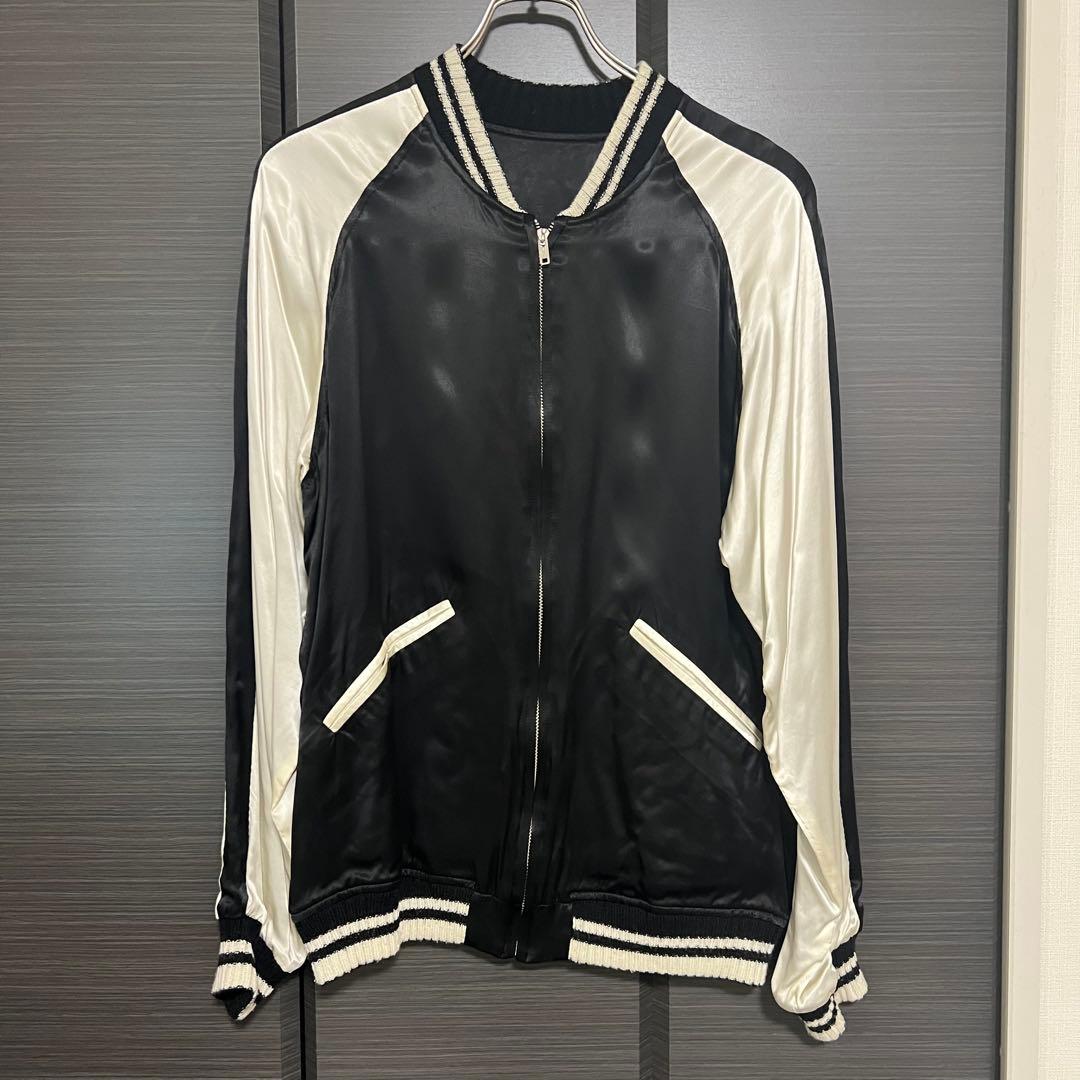 UNUSED アンユーズド スカジャン リバーシブル 黒 Lサイズ