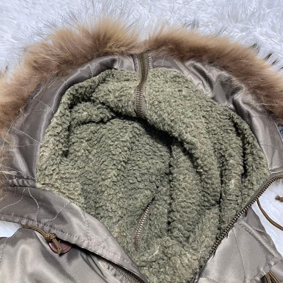 y2k 00s archive N-2B リアルファー　ボンバージャケット　光沢