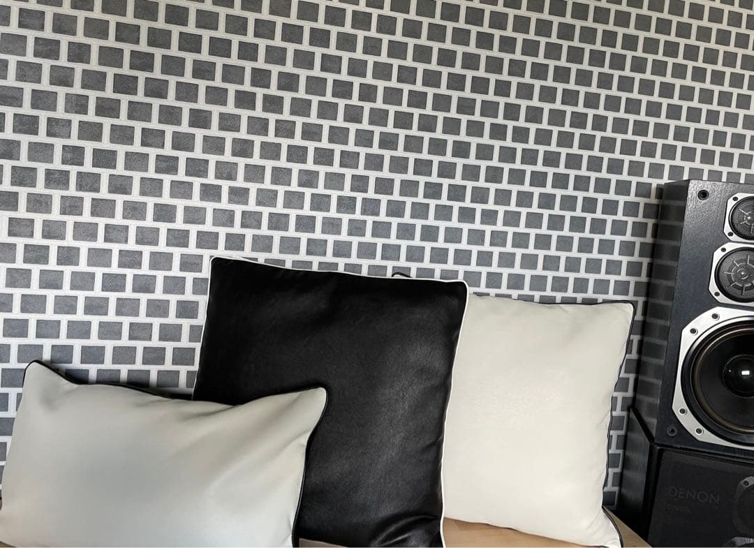 日本製　クッション　オーダー　レザー　クッションカバー　3点　セットレザー