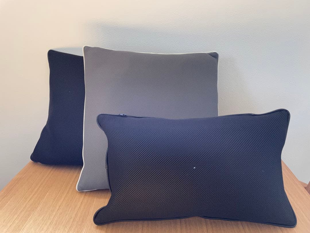 日本製　クッション　オーダー　レザー　クッションカバー　3点　セットレザー