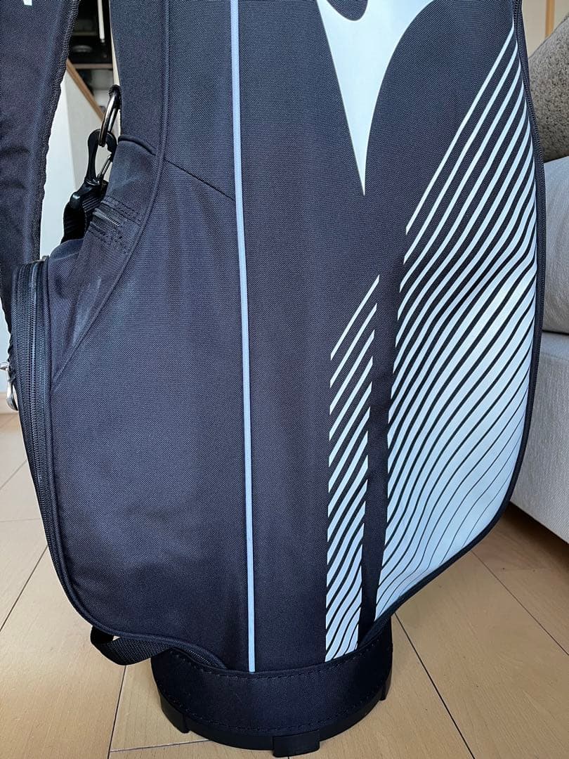 美品ミズノ　MIZUNO カート式キャディバッグ　9型軽量2.3kg ブラック