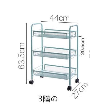 住宅地にマルチカート移動収納棚