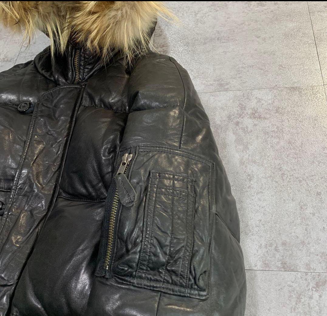 y*o様 AVIREXレザーN2-Bダウンジャケット