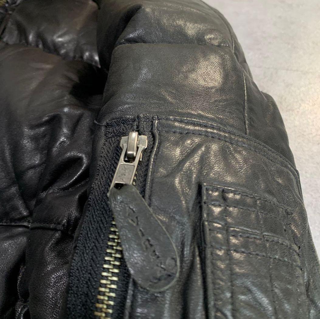 y*o様 AVIREXレザーN2-Bダウンジャケット