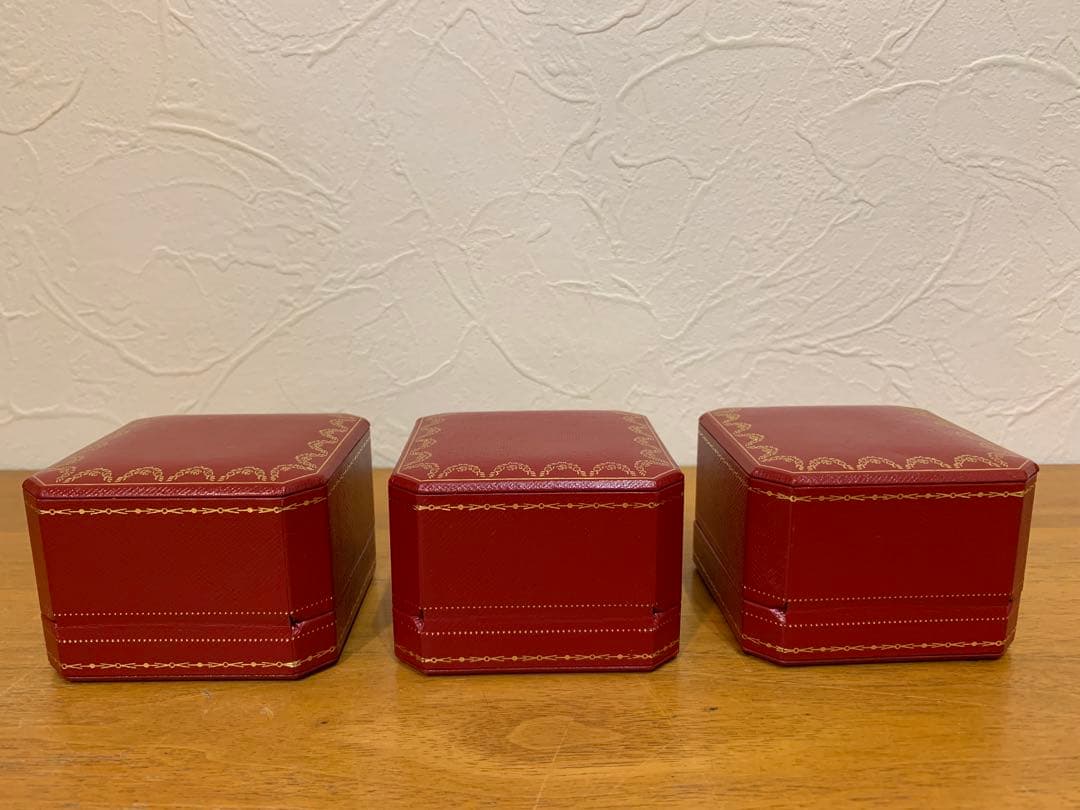 N0916-16★Cartier ジュエリーボックス 3個セット