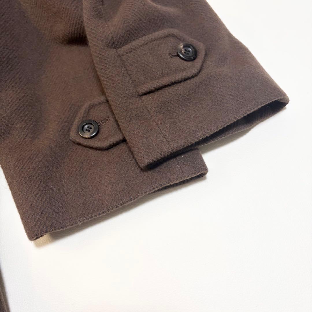 Burberry バーバリー　アンゴラ ロングコート　ヘリンボーン　M