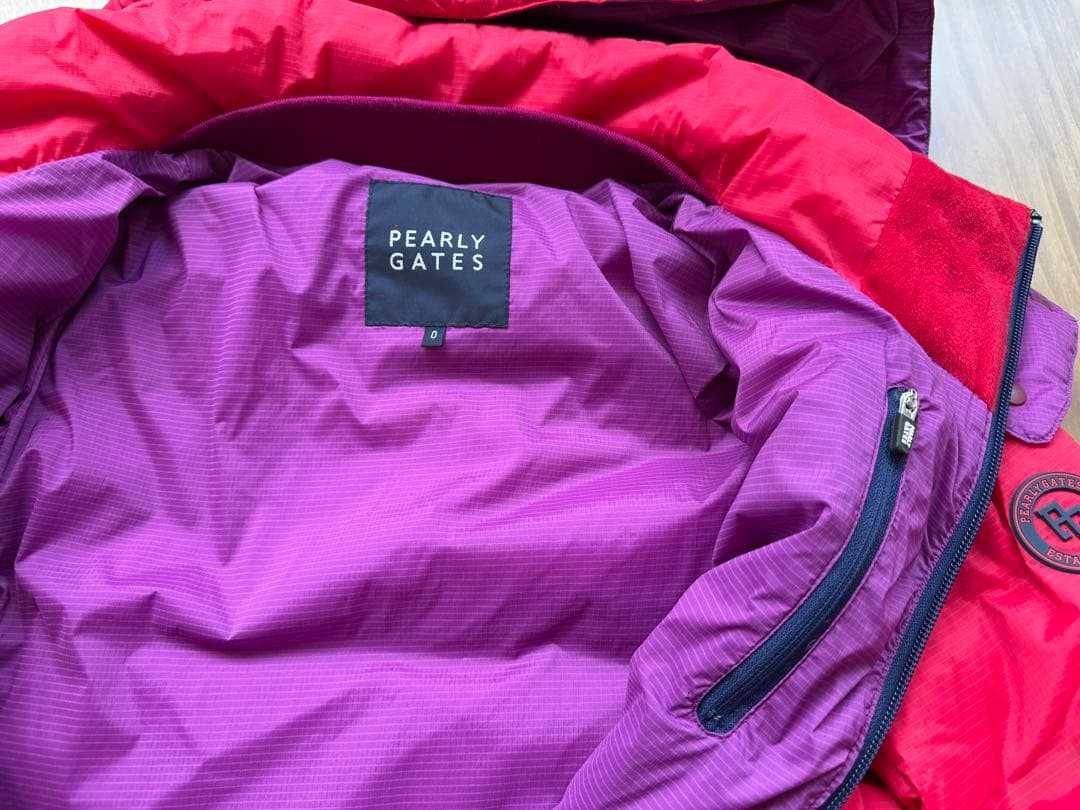 パーリーゲイツ　ピンク　ダウンジャケット　サイズ0