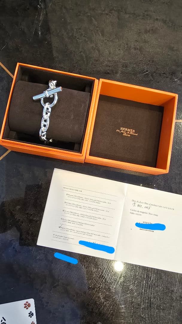 【新品・確実本物】HERMES シェーヌダンクル　GM 13コマ