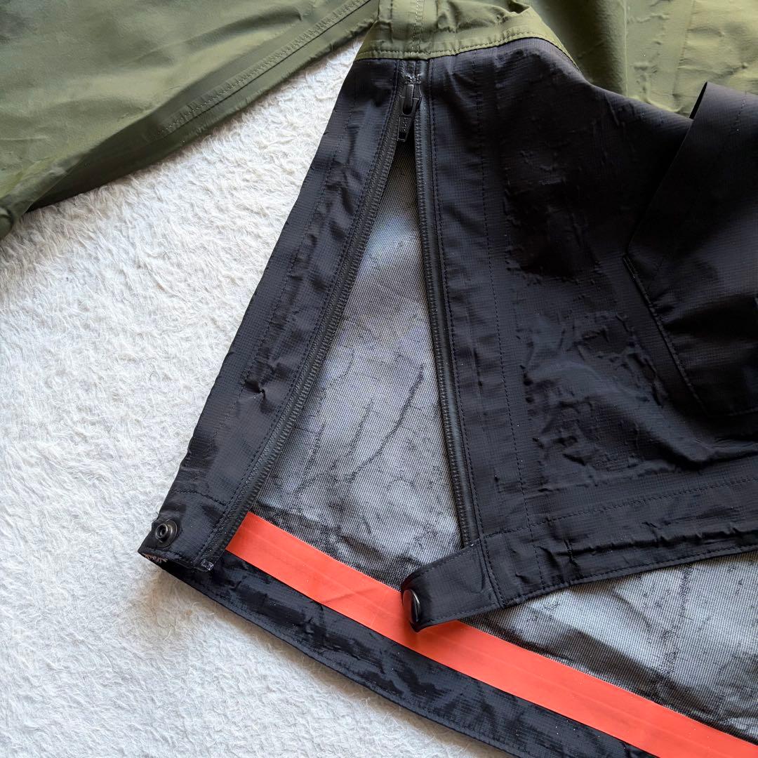 コムデギャルソンオム アノラックパーカー ナイロン カーキ L AD2017