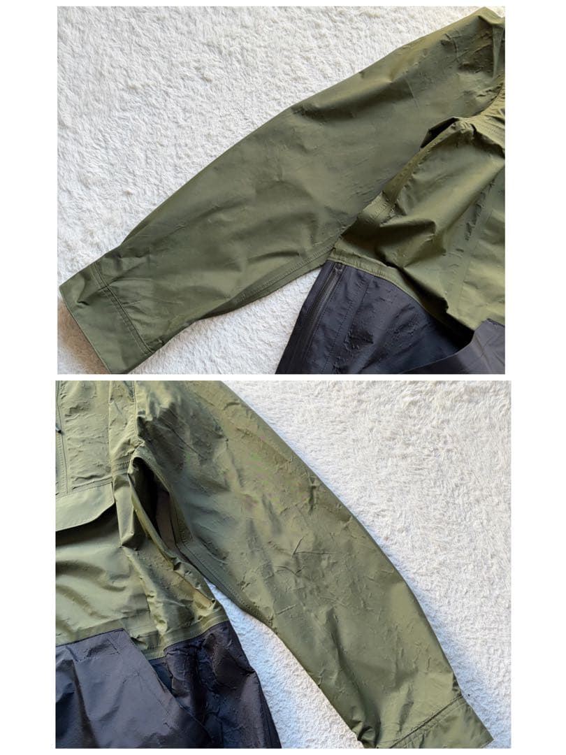 コムデギャルソンオム アノラックパーカー ナイロン カーキ L AD2017