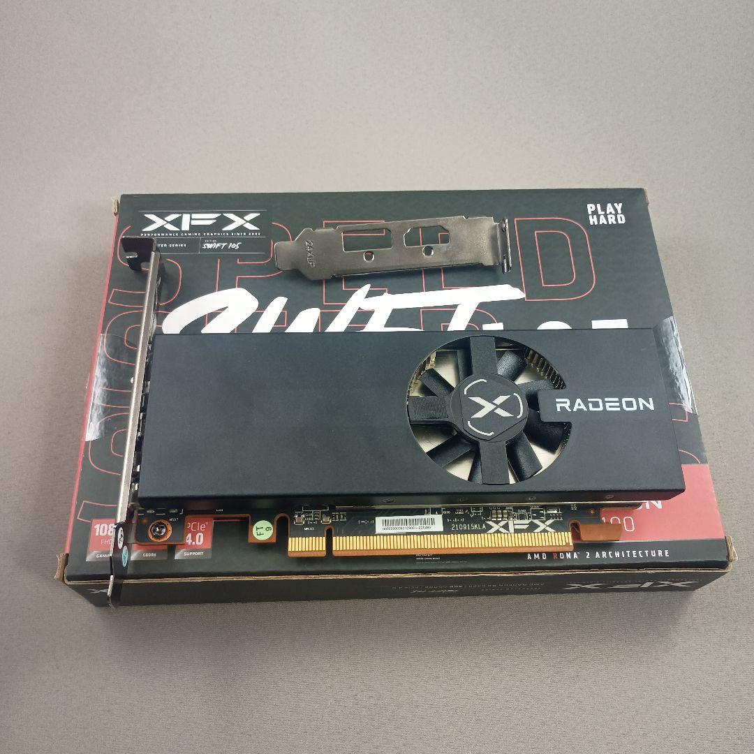 【中古】XFX Radeon RX 6400 4GB LP 補助電源不要