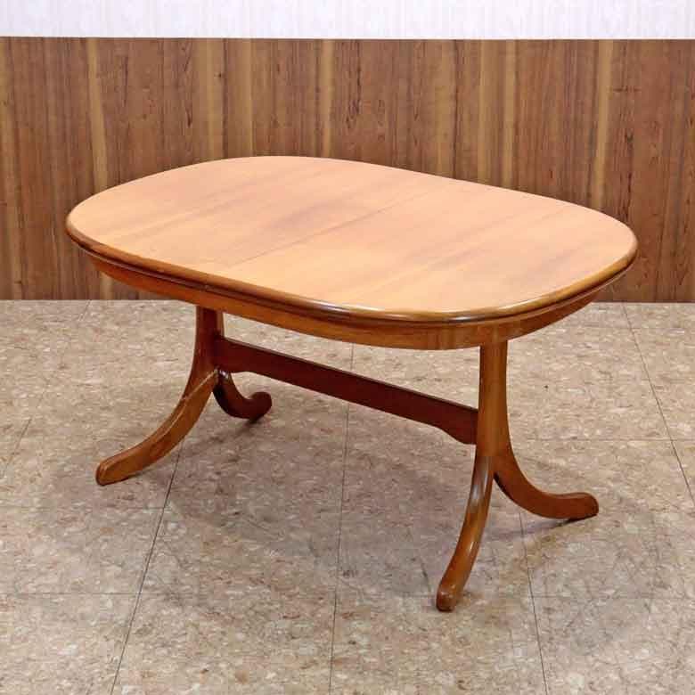 ダイニングテーブル 伸長式 イギリス ヴィンテージ ホワイトニュートン