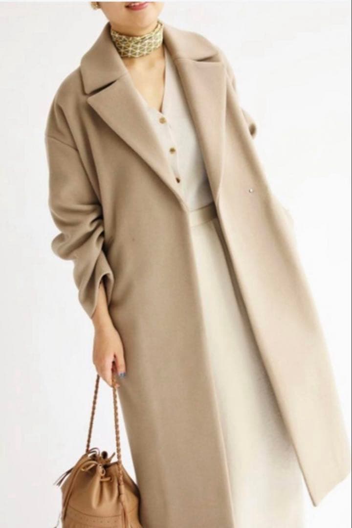 IENA イエナ MANTECOオーバーチェスターコート M ベージュ