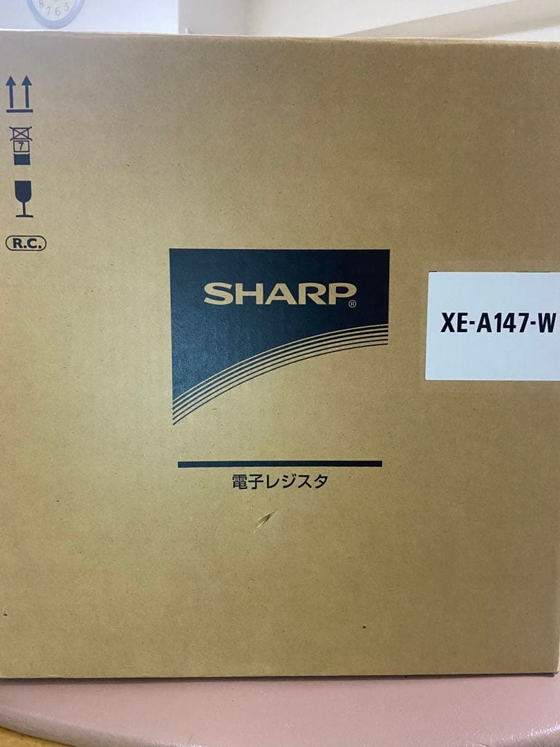 SHARP電子レジスタ XE-A147-W 対応感熱レジロール13巻付 未使用品