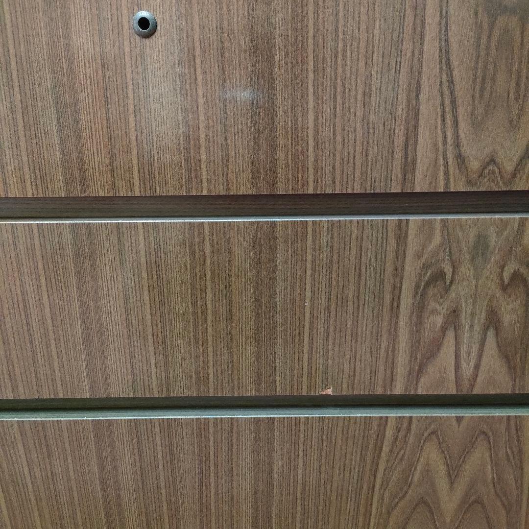 【昭和レトロ】 重ね2段 箪笥 和箪笥 収納箪笥 2扉 4引き出しブラウン